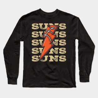 Funny Sports Suns Proud Name Basketball Classic Long Sleeve T-Shirt